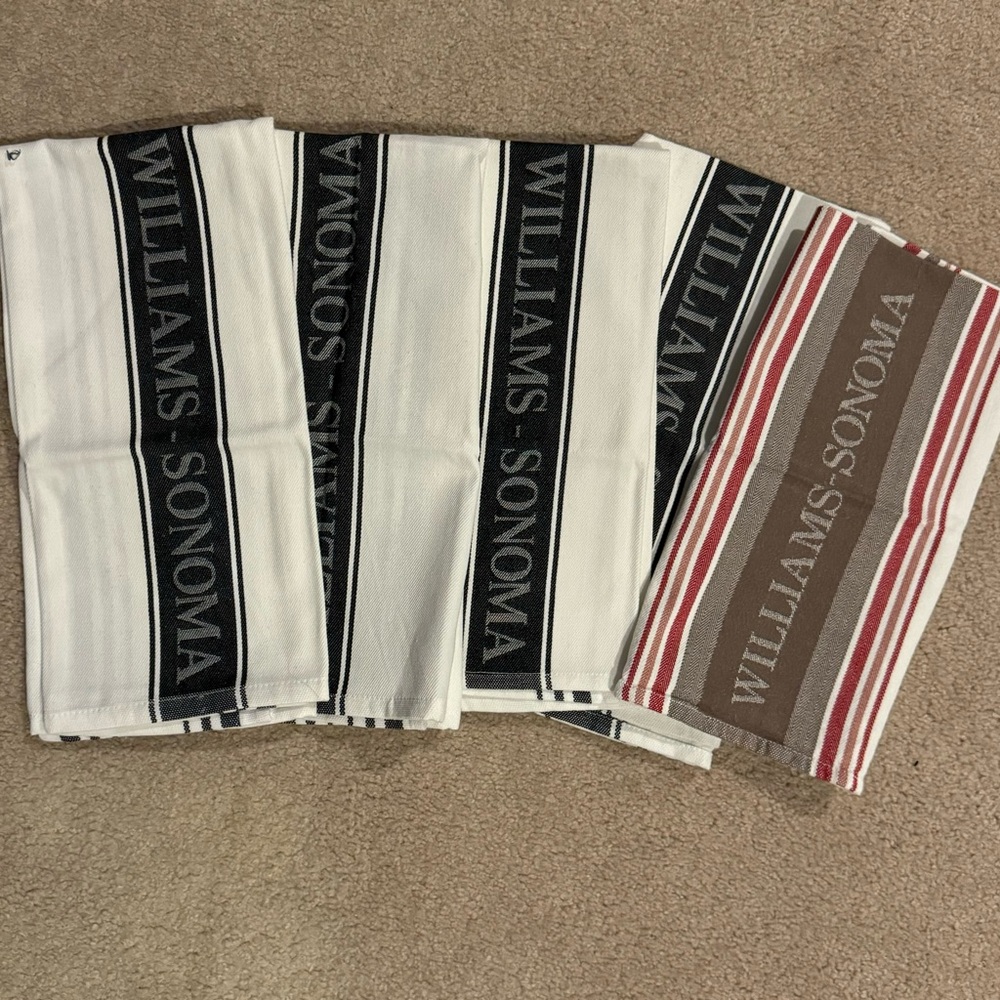 WILLIAMS SONOMA DISH TOWELS